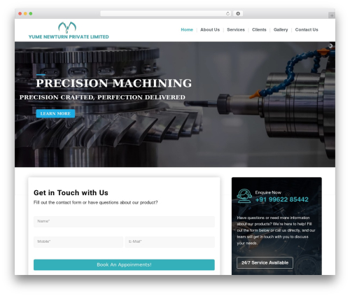 klicknet WordPress website theme - yumenewturn.com