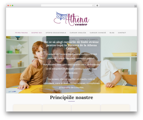 Lavander theme WordPress - athena-center.ro