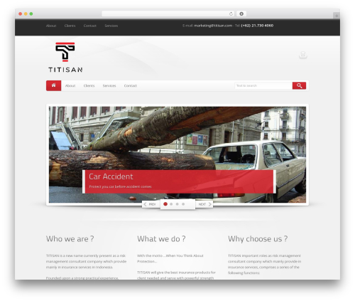 Maxx WordPress theme - titisan.com