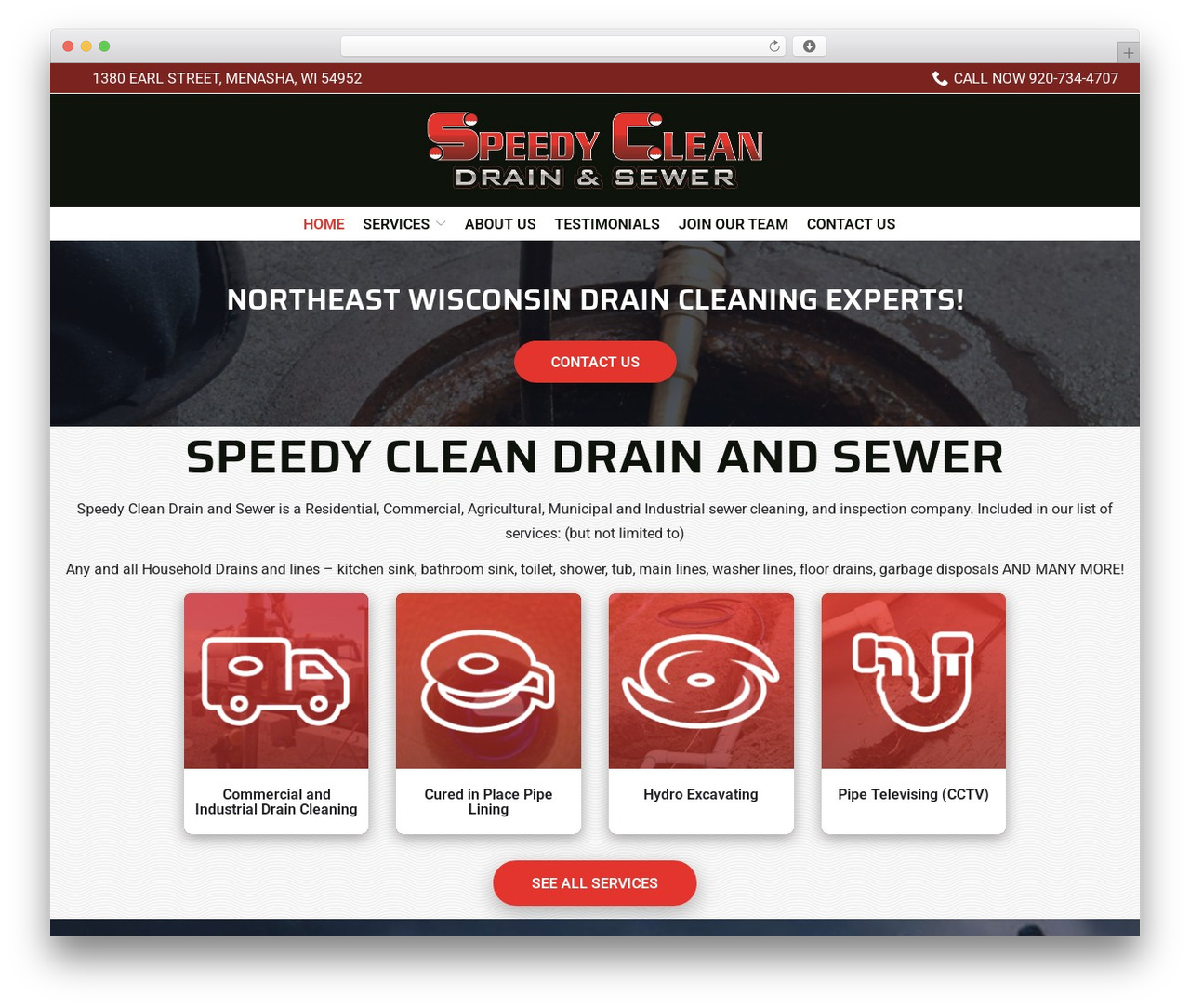 Reach Local WordPress theme - speedycleaninc.com