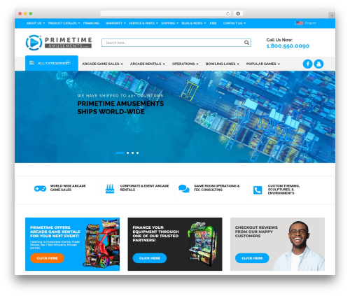 Revo WordPress video theme - primetimeamusements.com