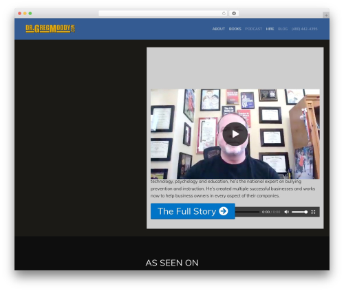Sg podcast WordPress plugin - drgregmoody.com