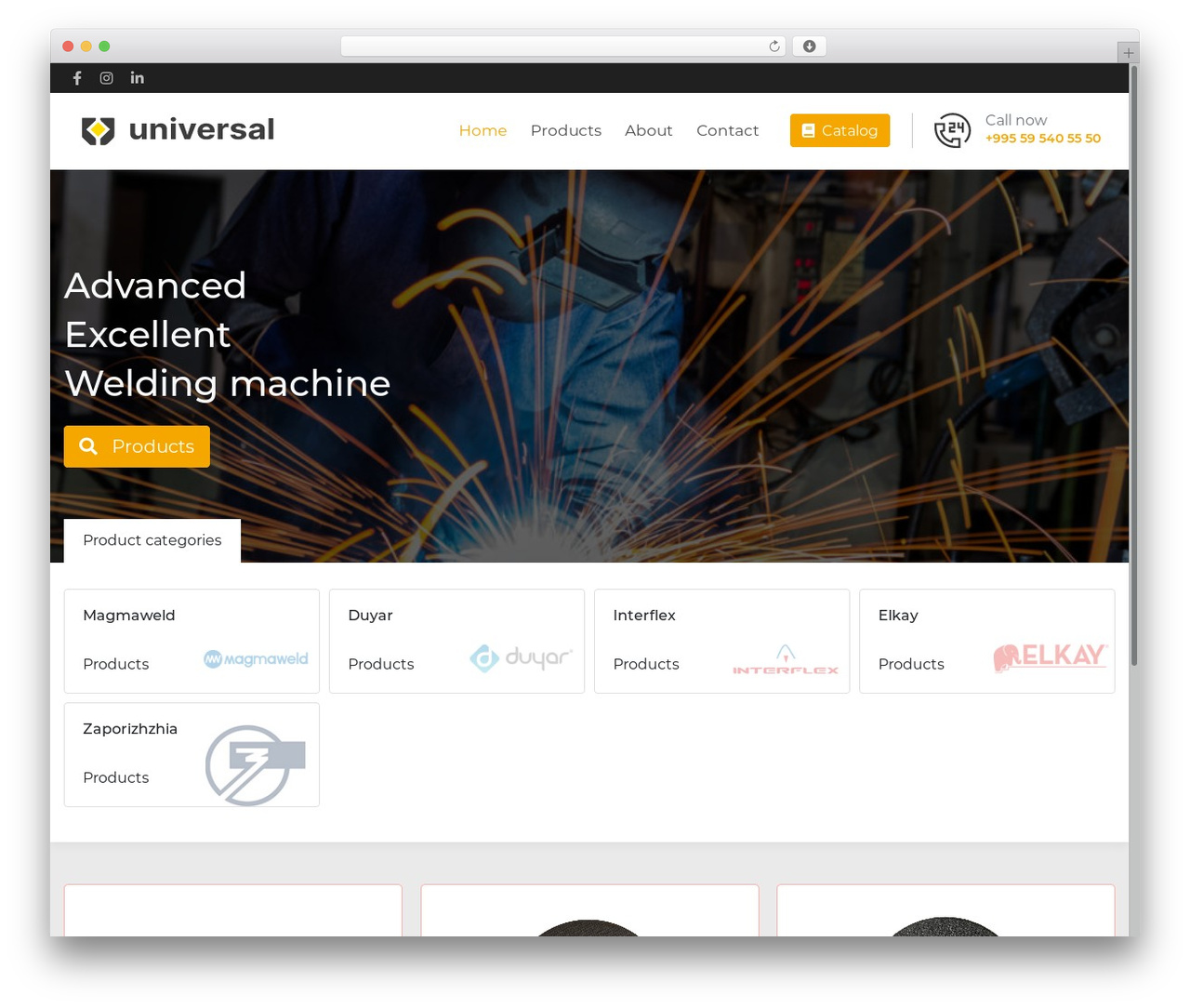 Universal Theme WordPress theme - universal-ge.com