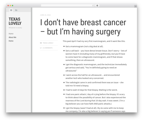 WordPress theme Editor - WordPress.com - texaslovely.com