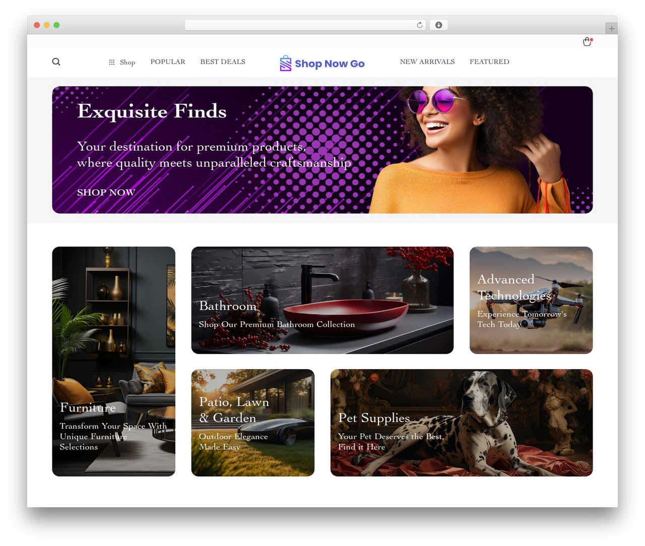 WordPress theme Rockwell - shopnowgo.com