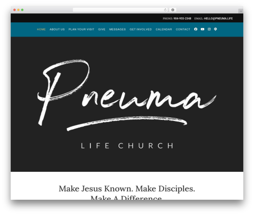 Divi WordPress theme - pneumalife.church