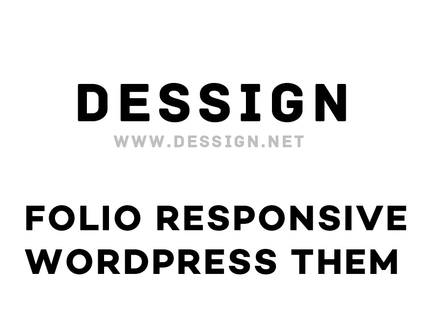 Folio Responsive Theme WordPress theme by DessignThemes