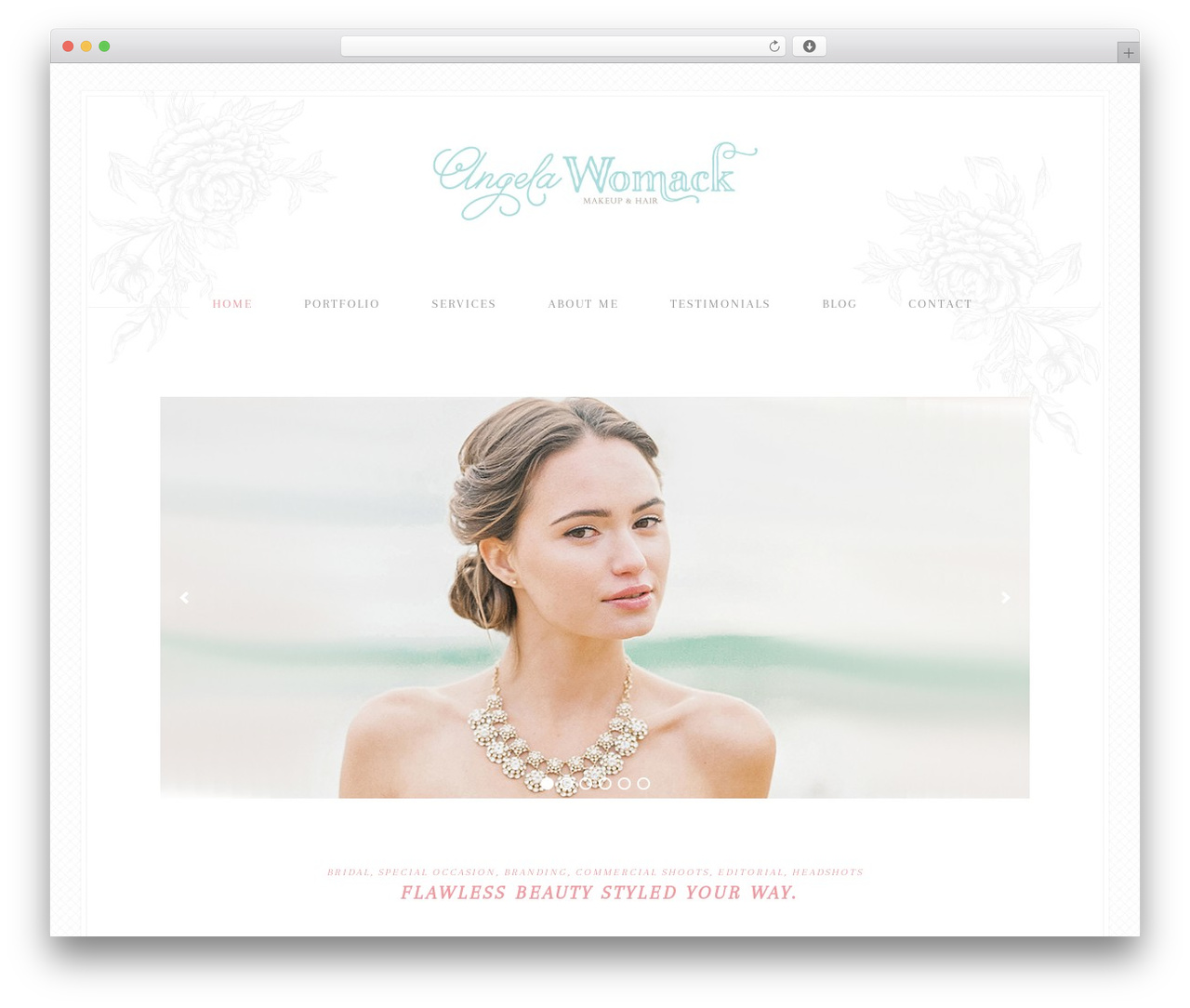 Bloom Theme WordPress theme - new.angelawomack.com
