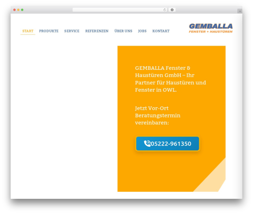HTML5 Blank WordPress theme - gemballa-fenster.de