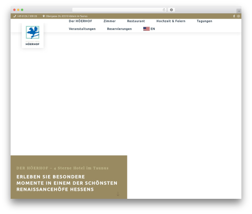 Luxe theme WordPress - hoerhof.de