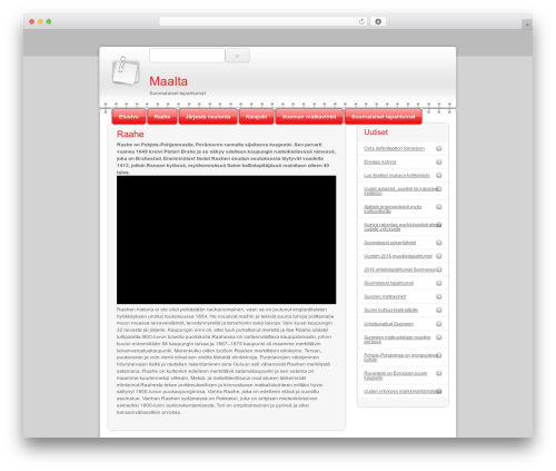 Modern Notepad WordPress theme - maalta.net