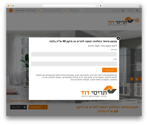 Reconstruction WordPress plugin - david-alum.co.il