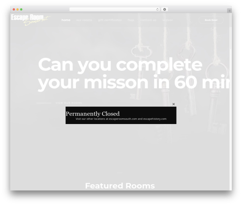 Escapium elementor addon WordPress plugin - escaperoomsomerset.com