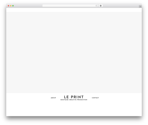 Theme WordPress NOAH - leprint.com