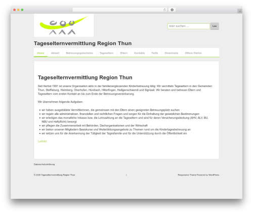 Theme WordPress Responsive - tevthun.ch