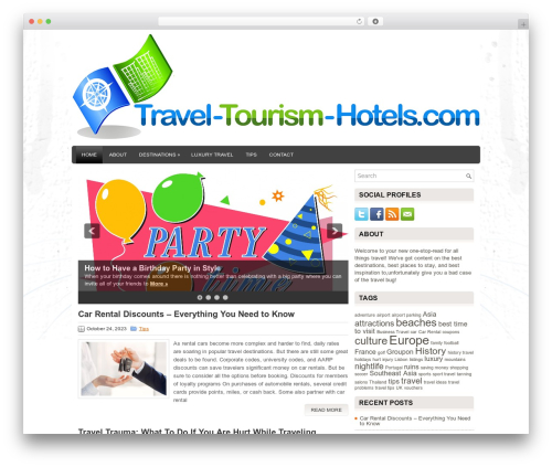 Theme WordPress Side - travel-tourism-hotels.com