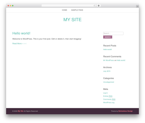 WordPress theme Birch - timewithjohannahinson.com
