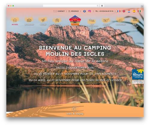 WordPress theme lasai - campingdesiscles.com