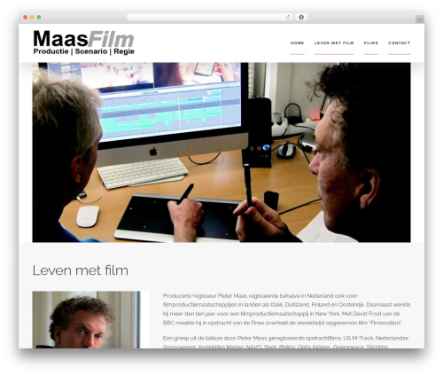 WordPress theme MaasFilm - maasfilm.com