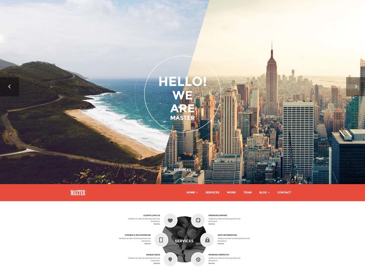 WordPress theme Master Wordpress Theme by qodepixel