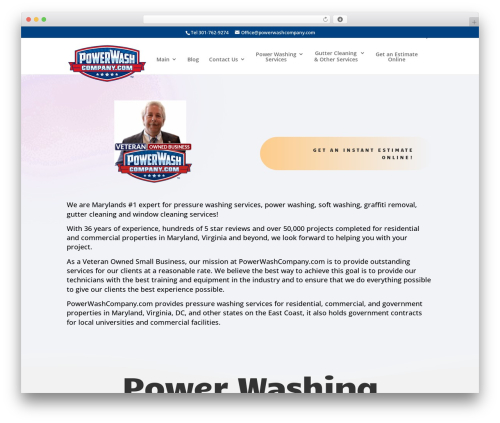 Xagio seo WordPress plugin - powerwashcompany.com