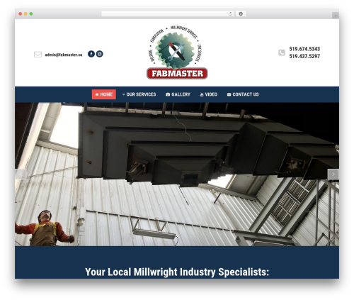 Fabmaster WordPress theme - fabmaster.ca