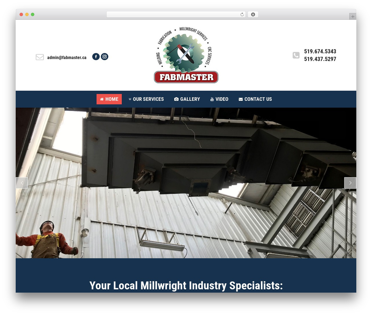 Fabmaster WordPress theme - fabmaster.ca