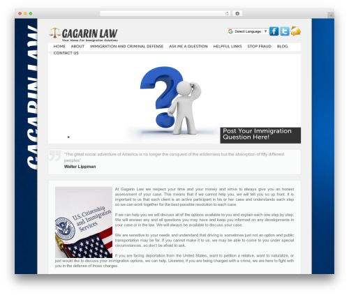 TentBlogger Social Widget – Twitter, Facebook, and RSS (tentblogger-social-widget) free WordPress plugin - gagarinlawfirm.com