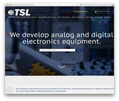 Technical Services theme WordPress - tslinc.com