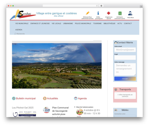 the7dtchild WordPress website theme - mairie-sernhac.com