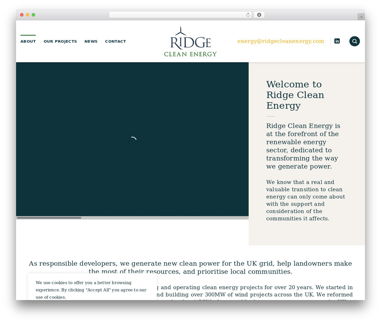 Theme WordPress Bold Image - ridgecleanenergy.com
