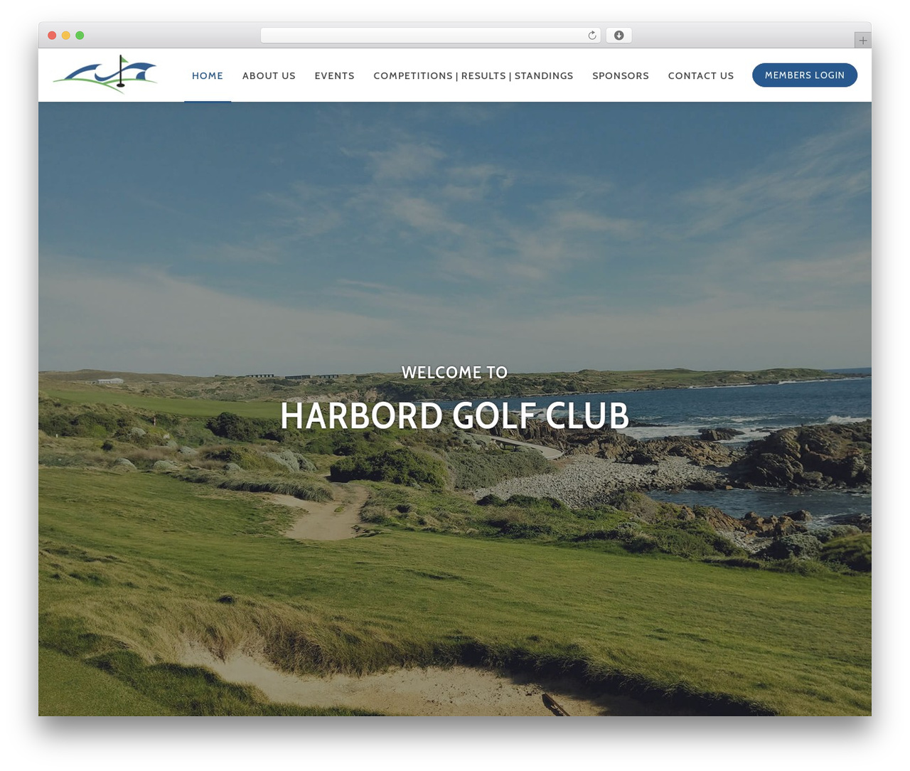 WordPress theme Compact - harbordgolf.com.au