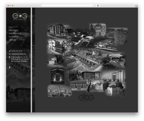 WordPress theme Flora - ebgmimarlik.com
