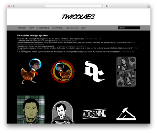 WordPress theme Grid Theme Responsive - twicolabs.com