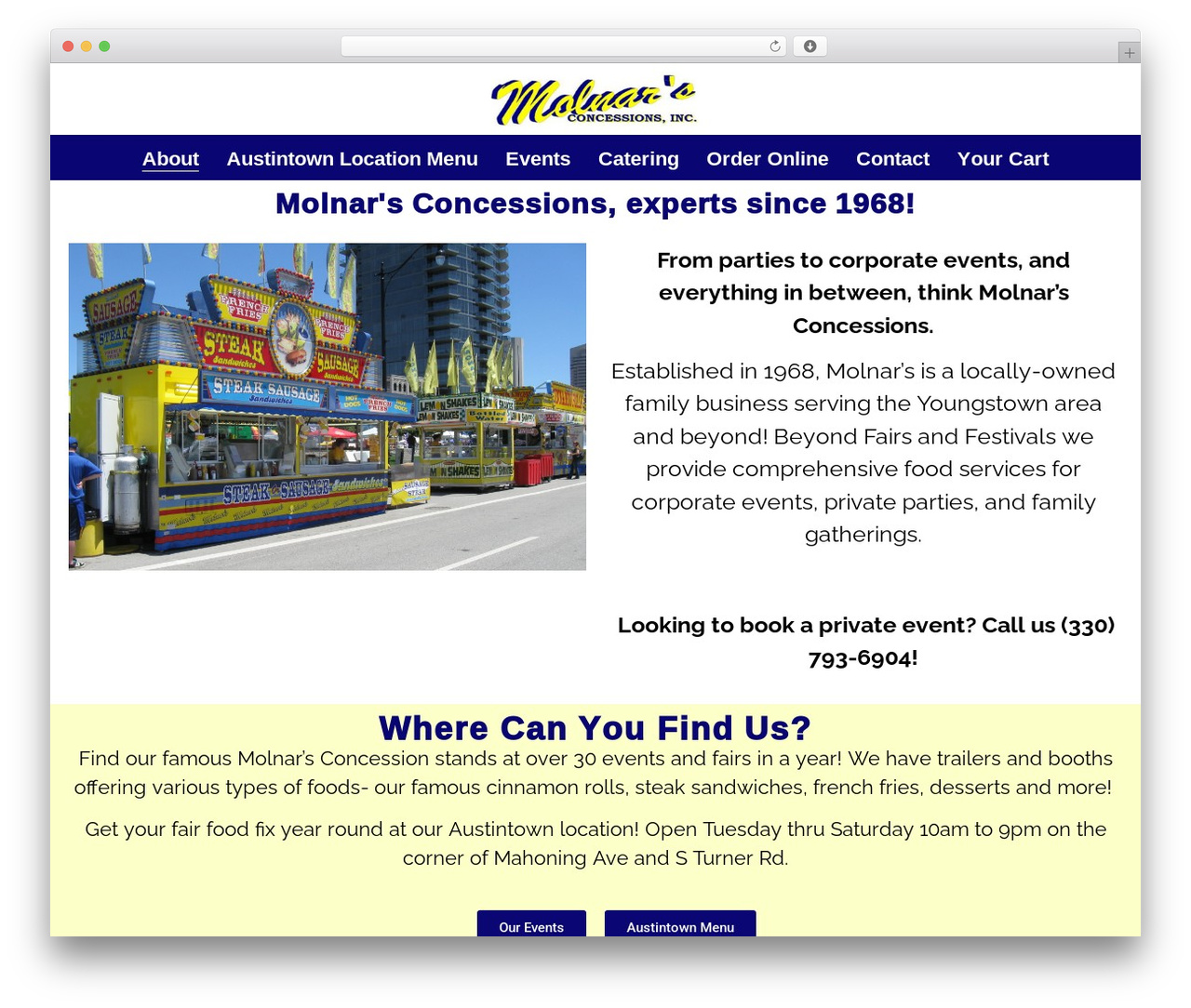 WordPress theme Hello Elementor - molnarsconcessions.com