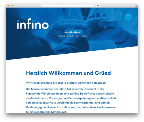 WordPress theme incoding. Theme - infino.ch