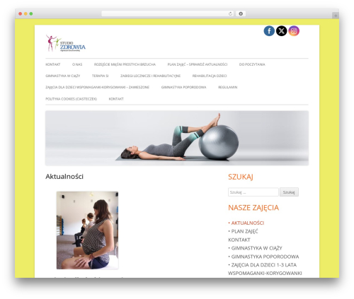 WordPress theme Tiny Framework - studiozdrowia.waw.pl
