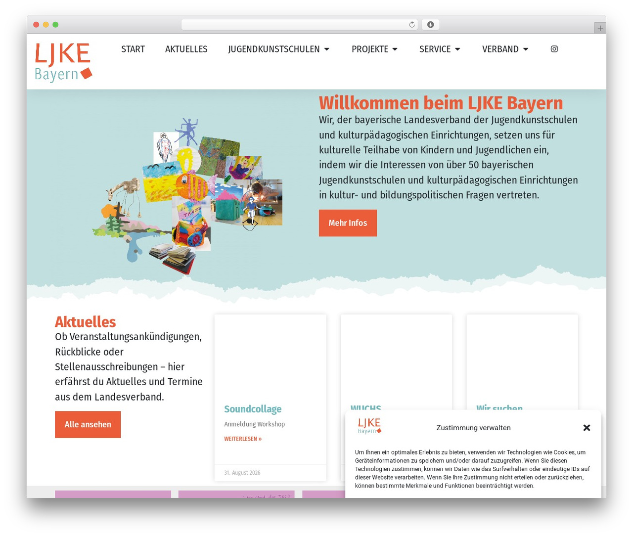 Theme LJKE Bayern theme WordPress - ljke-bayern.de