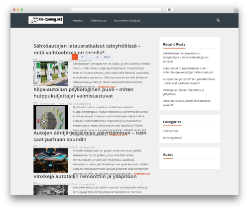 VT Blogging WordPress blog theme - fin-tuning.net