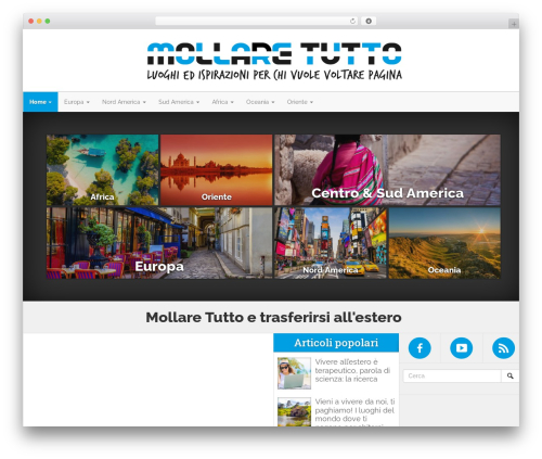 Wordpress Bootstrap premium WordPress theme - mollaretutto.com