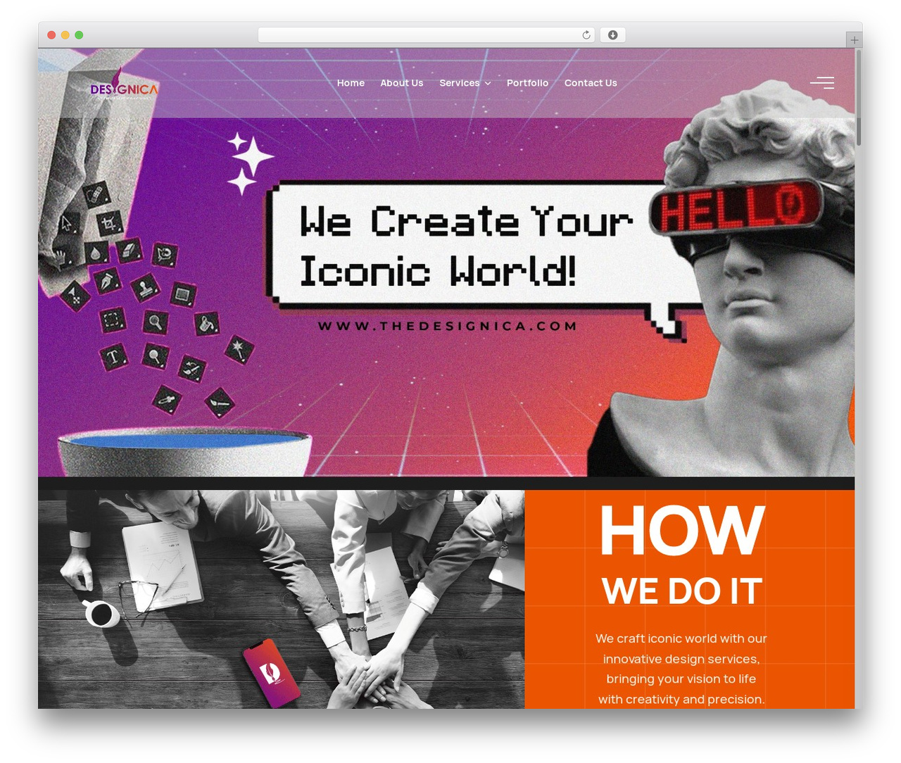 WordPress theme Avrix - thedesignica.com