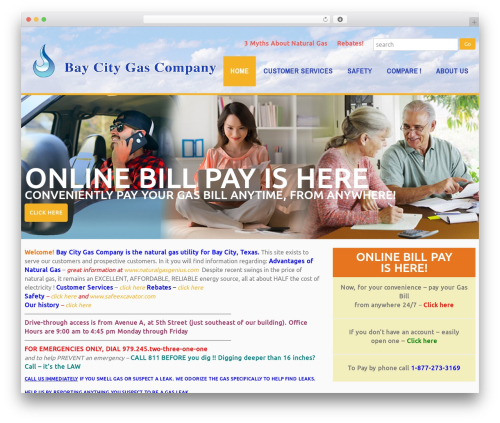 WordPress theme cherry - baycitygas.com