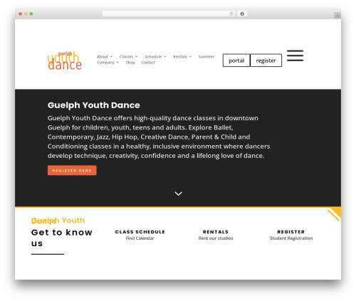 Divi video gallery WordPress plugin - guelphyouthdance.ca