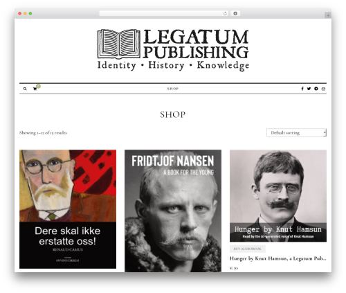 Fox framework WordPress plugin - legatum-books.com