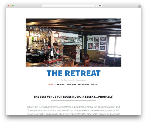 WordPress theme Illustratr - theretreatbocking.com