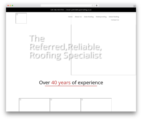 WP theme Divi - superroofing.co.za