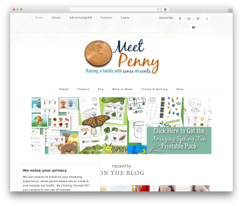 WP theme Market Theme - meetpenny.com