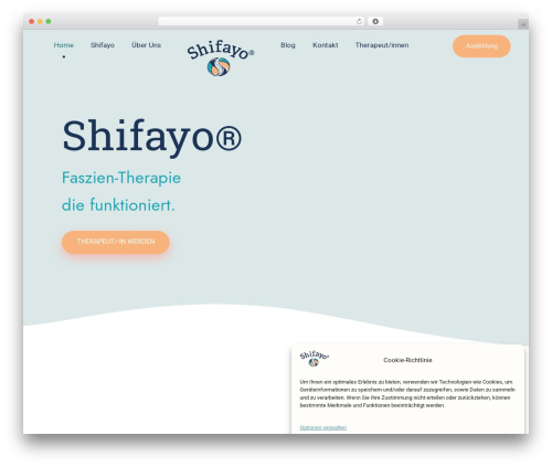Yoku best WordPress theme - freie-faszien.com