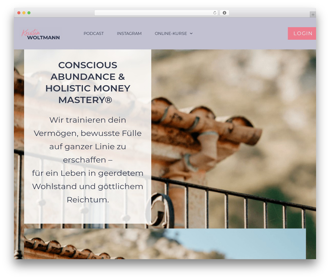 Boo WordPress theme - kristinwoltmann.de