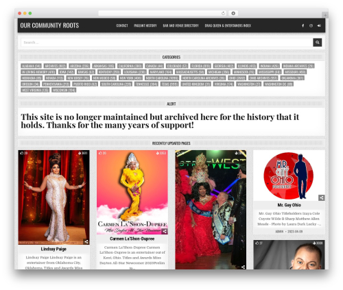 GridView PRO premium WordPress theme - ourcommunityroots.com